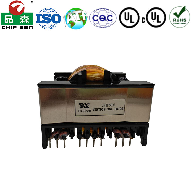 ETD59H 10+12pin立式高频变压器