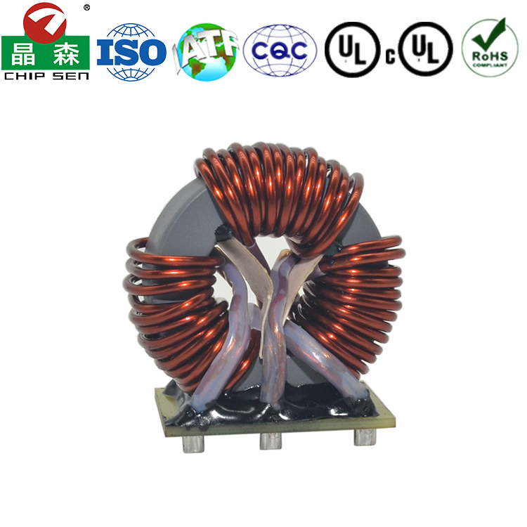 CHIPSEN Custom Circular Vertical Plug-in Three-phase Inductor